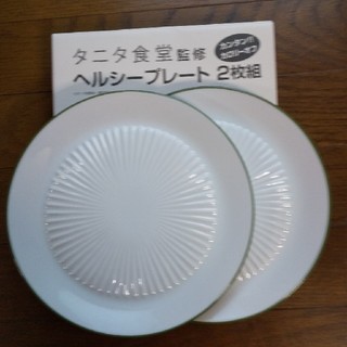 タニタ食堂 ヘルシープレート2枚組(20cm)(食器)
