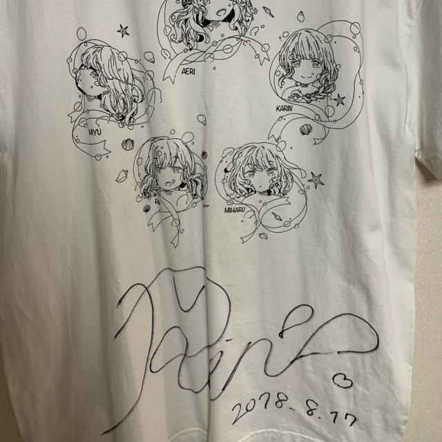 26時のマスカレイド 来栖りん サイン Tシャツ