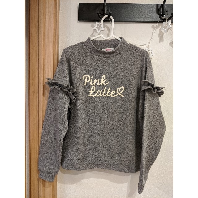 PINK-latte(ピンクラテ)の専用です!! トレーナ☆ピンクラテ キッズ/ベビー/マタニティのキッズ服女の子用(90cm~)(Tシャツ/カットソー)の商品写真