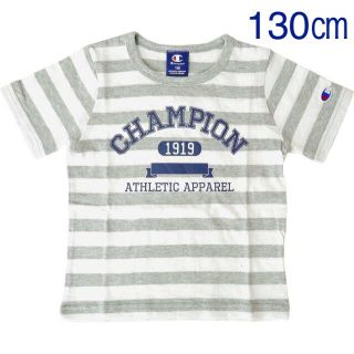 チャンピオン(Champion)の【新品未使用】Champion ボーダー 半袖Tシャツ 130(Tシャツ/カットソー)