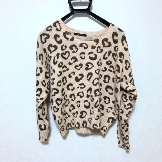 イング(INGNI)の【美品】イング　ヒョウ柄　ニット(ニット/セーター)