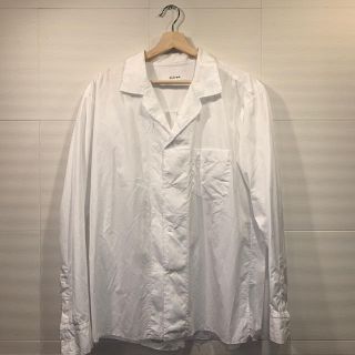 イッセイミヤケ(ISSEY MIYAKE)のsulvam カットオフオープンカラーシャツ サルバム(シャツ)