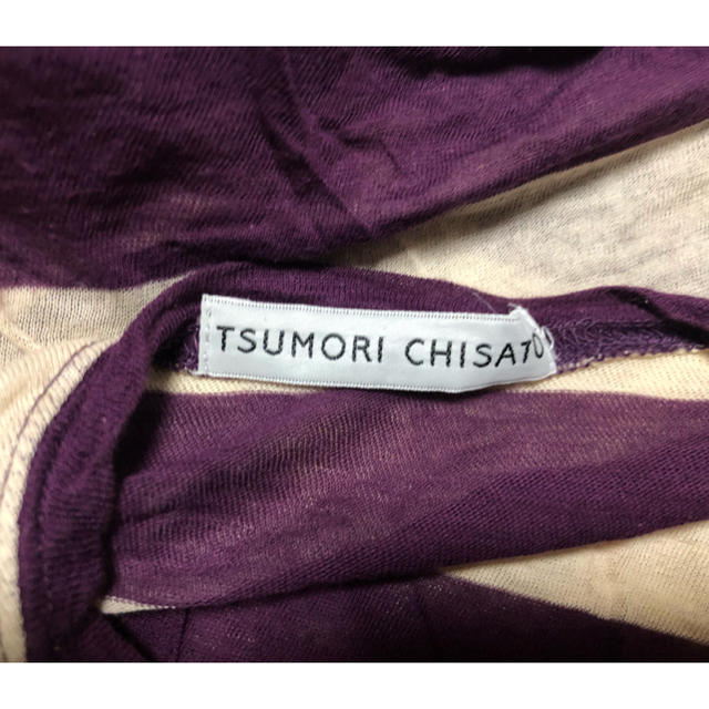 TSUMORI CHISATO(ツモリチサト)のツモリチサト  ボーダー　長袖カットソー レディースのトップス(カットソー(長袖/七分))の商品写真