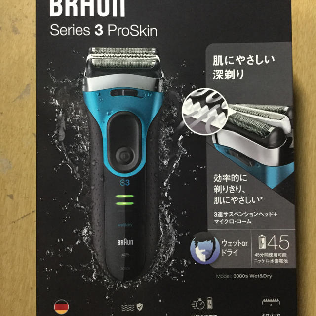 BRAUN - 新品 ブラウン 電気シェーバー シリーズ3 3080s-B-JAの通販 by ...