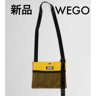 ウィゴー(WEGO)の新品 WEGO プチプラ ミニショルダーバッグ 黄色 イエロー サコッシュ(ショルダーバッグ)