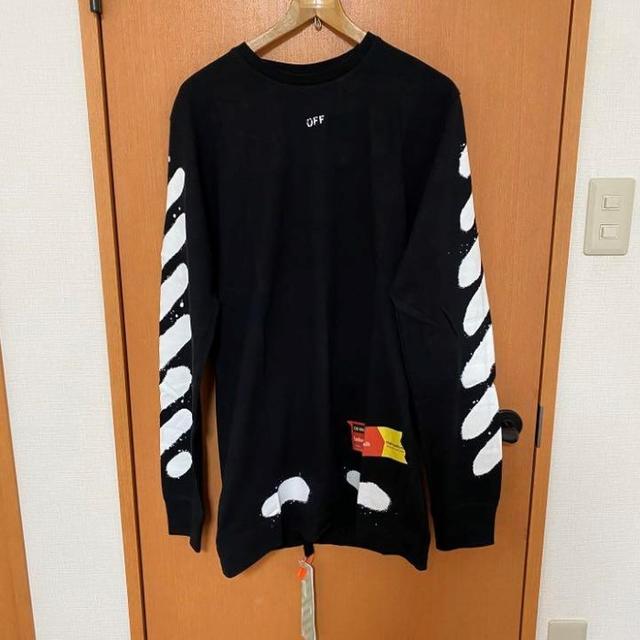 OFF-WHITE インコンプリートスプレーペイントTシャツ