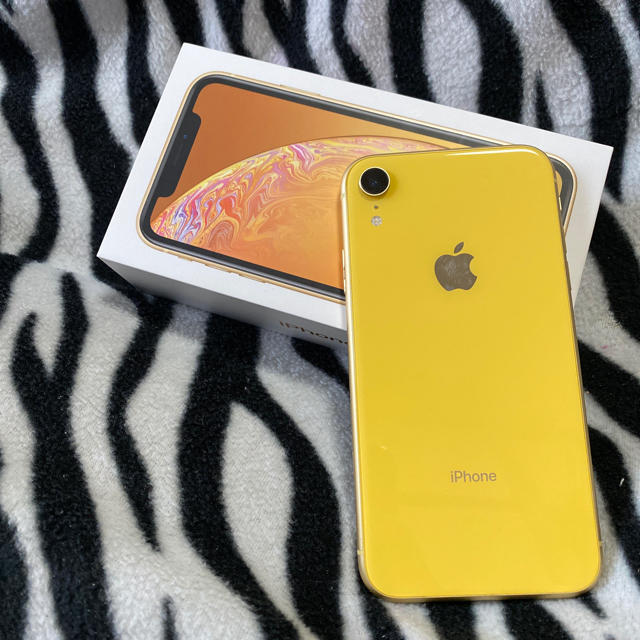 美品iPhoneXR本体イエロー-