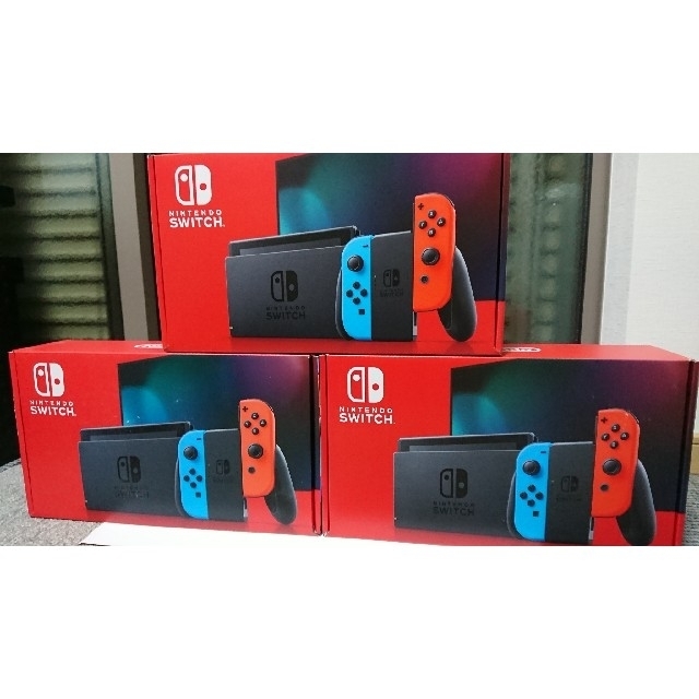 3個同梱SET販売 ●新品送料無料●ニンテンドースイッチ 本体 switch