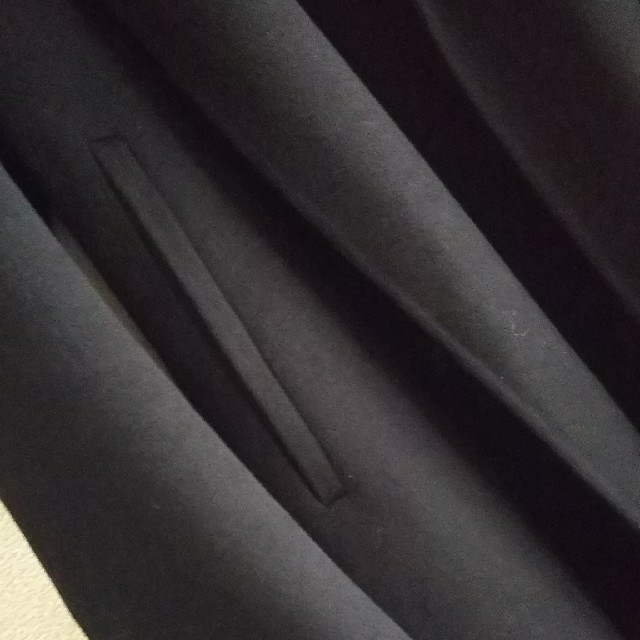 UNITED ARROWS(ユナイテッドアローズ)のUNITED ARROWS ｶｼﾐｱ&woolコート黒 レディースのジャケット/アウター(ロングコート)の商品写真