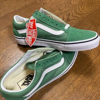 ヴァンズ(VANS)のVANS オールドスクール  グリーン ★新品★(スニーカー)