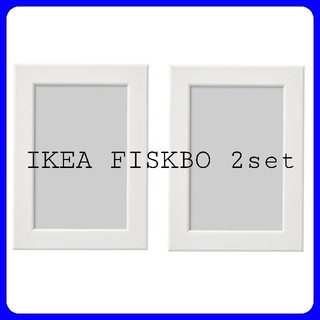 イケア(IKEA)のIKEA FISKBO フィスクボー ホワイト ２枚 まとめ売り(フォトフレーム)