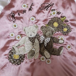 美品 PINK HOUSE リバーシブル バラ刺繍 スカジャン