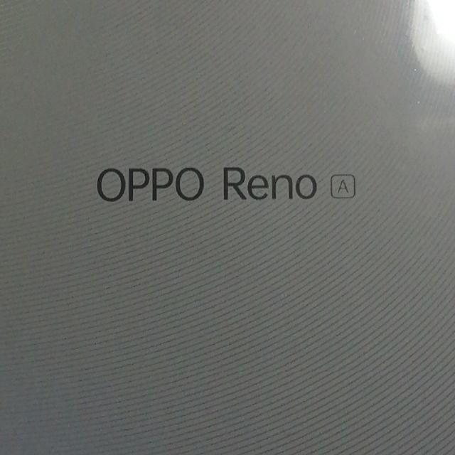 スマートフォン本体oppo reno a 128 ブルー