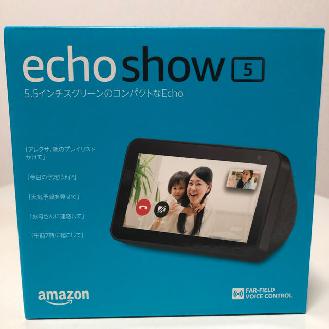 ECHO(エコー)の新品 アマゾン echo show5 エコーショー5 エコーショー アレクサ  スマホ/家電/カメラのオーディオ機器(スピーカー)の商品写真