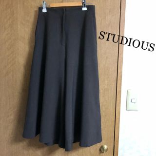 ステュディオス(STUDIOUS)のSTUDIOUS＊ガウチョパンツ＊ブラウン(カジュアルパンツ)