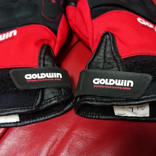 GOLDWIN(ゴールドウィン)のGOLDWIN バイク用グローブ 赤(L) 自動車/バイクのバイク(装備/装具)の商品写真