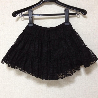 ブラックレース スカート♡(ミニスカート)
