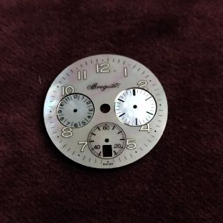 ブレゲ(Breguet)のブレゲBreguet腕時計パール真珠貝クロノグラフダイヤル文字盤(腕時計)