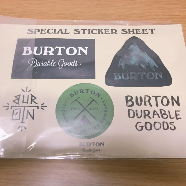 BURTON(バートン)のBURTON STICKER SHEET スポーツ/アウトドアのアウトドア(その他)の商品写真