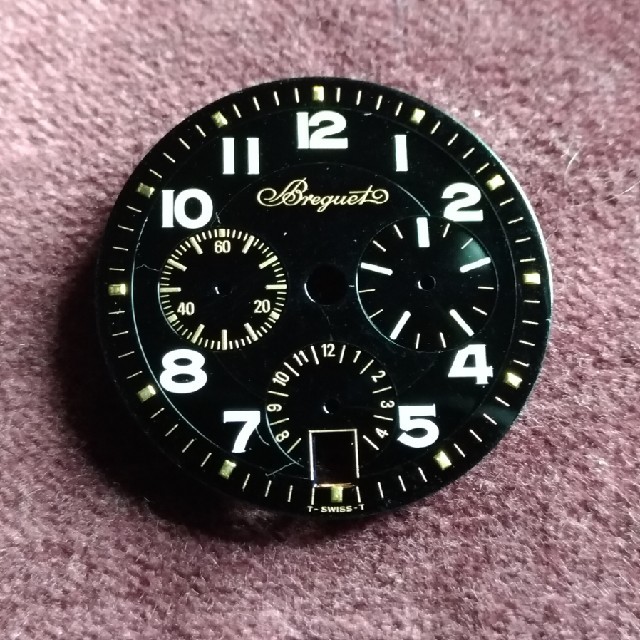 Breguet(ブレゲ)のブレゲBreguet腕時計ゴールド黒クロノグラフダイヤル文字盤 メンズの時計(腕時計(アナログ))の商品写真