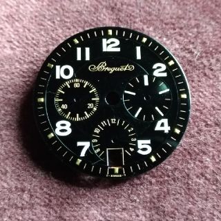 ブレゲ(Breguet)のブレゲBreguet腕時計ゴールド黒クロノグラフダイヤル文字盤(腕時計(アナログ))