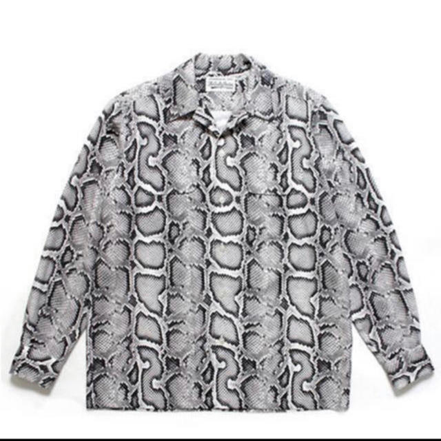 ワコマリア　PYTHON OPEN COLLAR SHIRT