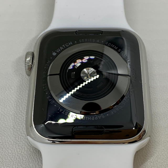Apple Watch(アップルウォッチ)の【良品・送料込み】Applewatch4 GPS セルラー ステンレススチール レディースのファッション小物(腕時計)の商品写真