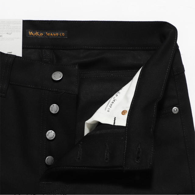 Nudie Jeans(ヌーディジーンズ)のヌーディージーンズ nudie jeans ブラック   スリム　細身 メンズのパンツ(デニム/ジーンズ)の商品写真