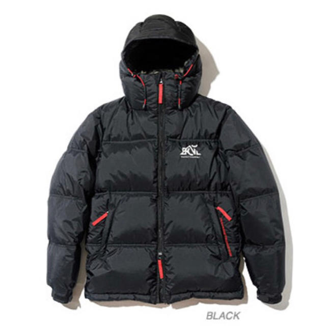 ダウンジャケット黒M BACK CHANNEL NANGA HOODED DOWN