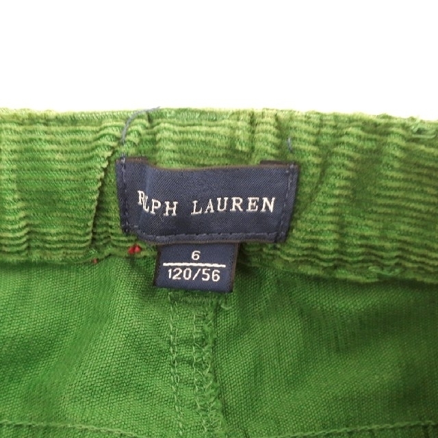 Ralph Lauren(ラルフローレン)の[美品]RALPH LAUREN スキニーパンツ 緑 size6 120㎝ キッズ/ベビー/マタニティのキッズ服女の子用(90cm~)(パンツ/スパッツ)の商品写真