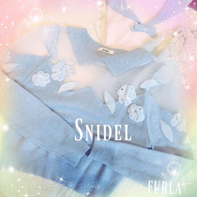 SNIDEL(スナイデル)のﾄﾘﾝﾄﾞﾙ着用♡シースルーニット レディースのトップス(ニット/セーター)の商品写真