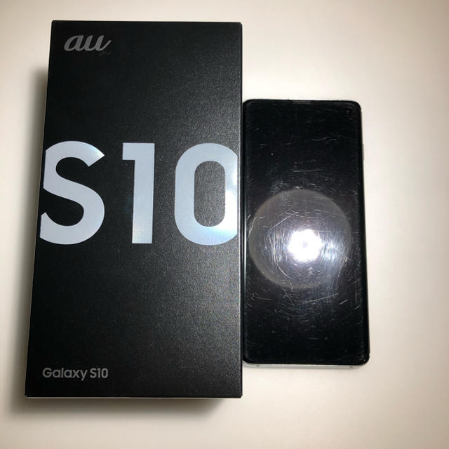 (美品) Galaxy s10 128GB simフリー　Prism White