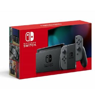 19個 任天堂スイッチ本体 グレー 新品未使用(家庭用ゲーム機本体)