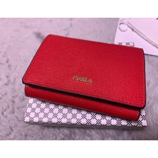 フルラ(Furla)のフルラ ミニウォレット財布　レッド(財布)