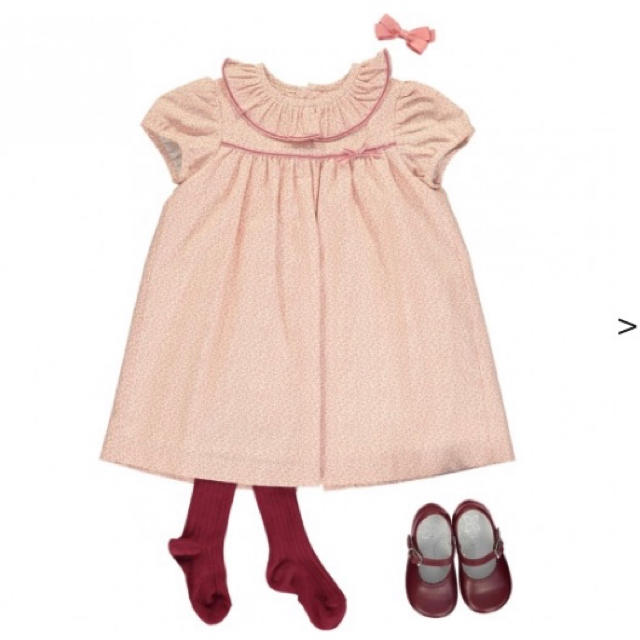 超高品質で人気の 【新品】Amaia - Bonpoint Kids ワンピース Dress Ruby 19AW ワンピース