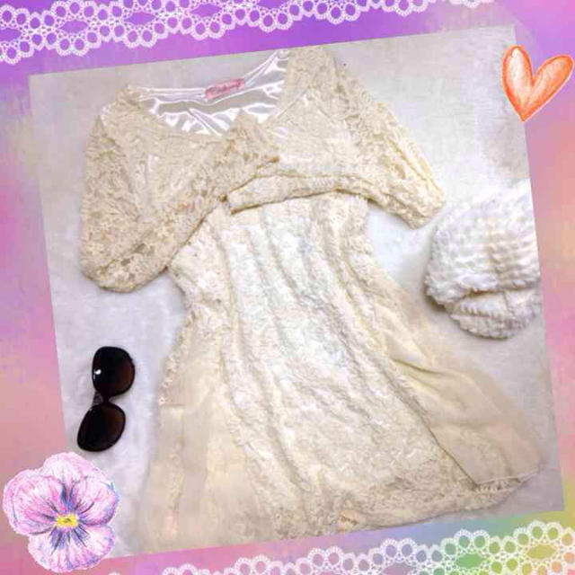 CHILLE anap(チルアナップ)のチルアナップ♡美品♡花柄総レースワンピ♡ レディースのワンピース(ミニワンピース)の商品写真