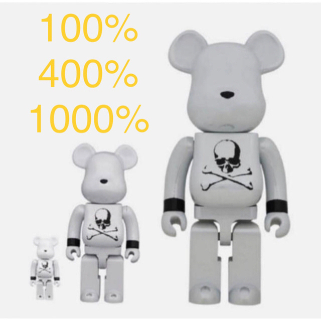 MEDICOM TOY(メディコムトイ)のBE@RBRICK mastermind 100％ & 400％ & 1000% エンタメ/ホビーのフィギュア(その他)の商品写真