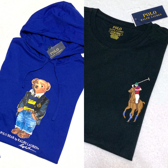 POLO RALPH LAUREN(ポロラルフローレン)の＊みるくばたー様 専用＊ メンズ S 新品 ポロ ラルフローレン 2点 メンズのトップス(Tシャツ/カットソー(七分/長袖))の商品写真