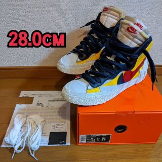 ナイキ(NIKE)のSacai x Nike Blazer/Dunk Mid Yellow(スニーカー)