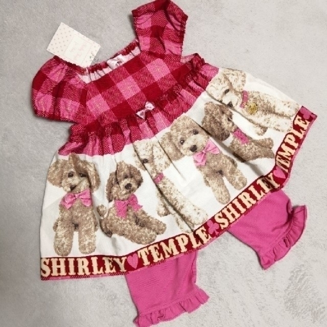 Shirley Temple(シャーリーテンプル)のシャーリーテンプル プードル ベビースーツ 80 キッズ/ベビー/マタニティのベビー服(~85cm)(ワンピース)の商品写真