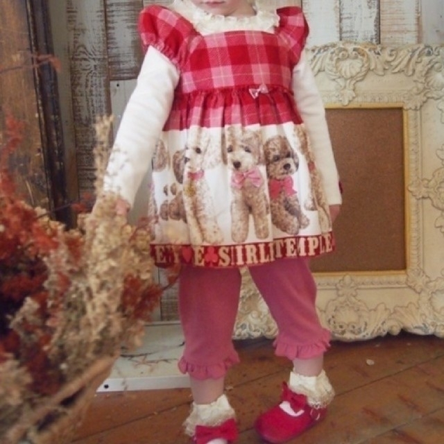 Shirley Temple(シャーリーテンプル)のシャーリーテンプル プードル ベビースーツ 80 キッズ/ベビー/マタニティのベビー服(~85cm)(ワンピース)の商品写真