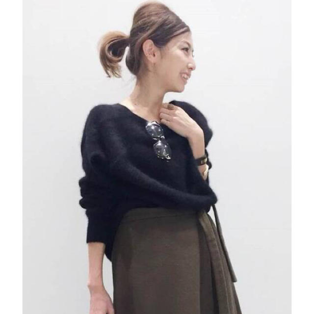 トップスタグ有　L'Appartement MOHAIR モヘア　Vネック KNIT