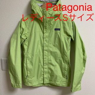 パタゴニア(patagonia)のパタゴニア 51884 ジャケット ライトグリーン レディースSサイズ(ナイロンジャケット)