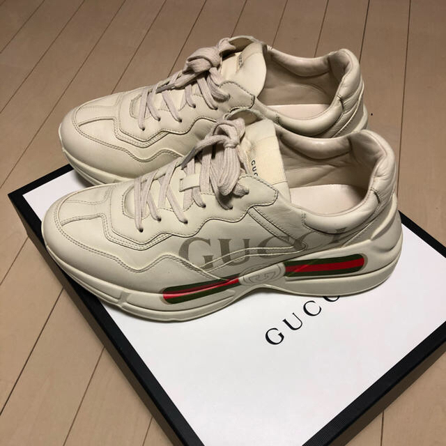 Gucci(グッチ)のGUCCI Rhyton Leather Sneaker スニーカー メンズの靴/シューズ(スニーカー)の商品写真