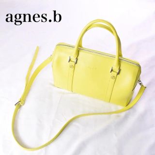 アニエスベー(agnes b.)の【未使用 展示品】希少 アニエスベー ボヤージュ イエロー 2way バッグ(ショルダーバッグ)