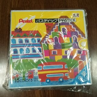 ペンテル(ぺんてる)のまとい様専用 ぺんてる パスティック 15色 【新品未使用】(クレヨン/パステル)