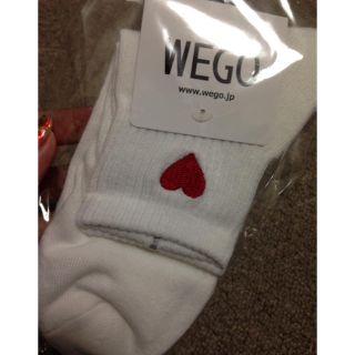 ウィゴー(WEGO)のラスト1！WEGOハートモチーフソックス(ソックス)