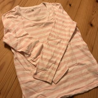 ムジルシリョウヒン(MUJI (無印良品))の130㌢⭐️無印⭐️ボーダーロンT(Tシャツ/カットソー)