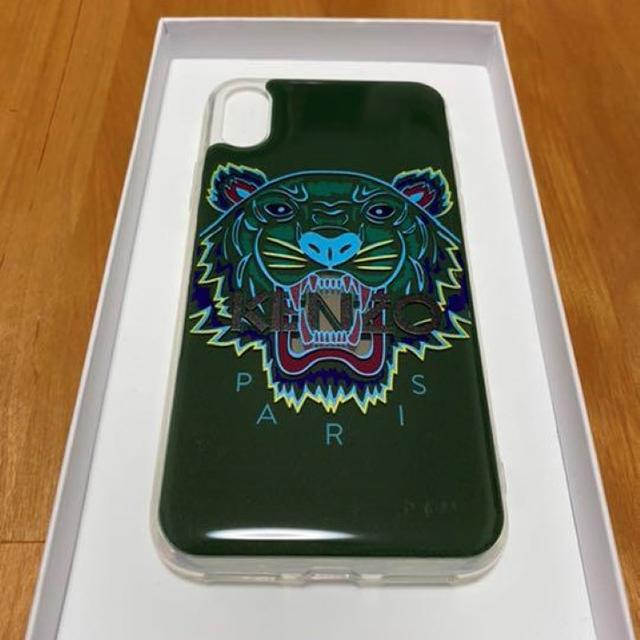 KENZO(ケンゾー)の★新品 【KENZO】iPhoneXS/Xケース　グリーン スマホ/家電/カメラのスマホアクセサリー(iPhoneケース)の商品写真