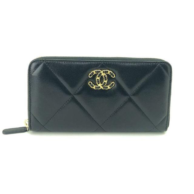 【新品】[CHANEL] シャネル 19 ロング ジップ ウォレット 長財布